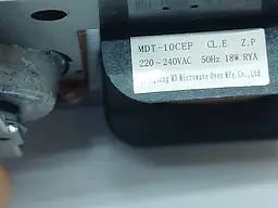 Вентилятор обдування MDT-10CEF 4055109427 для мікрохвильової печі Electrolux. Оригінальний з крильчаткою в зборі - мініатюра 4
