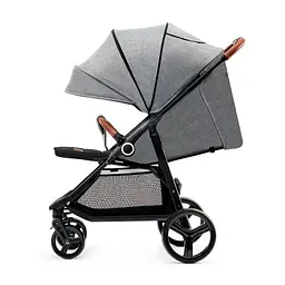 Прогулянкова коляска Kinderkraft Grande Plus Grey - мініатюра 3
