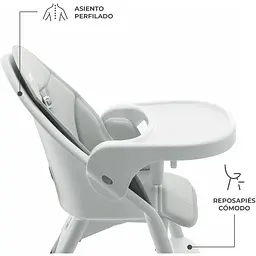 Стільчик для годування Kinderkraft Dinnly Grey (KHDINN00LGR0000) - мініатюра 10