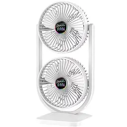 Настільний вентилятор S30 Dual-Fan 3000mAh White