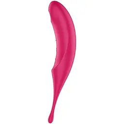 Вібратор для клітора із вакуумною стимуляцією Satisfyer Twirling Pro Red Red - мініатюра 3