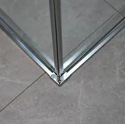 Душова кабіна Dusel DL194 Chrome 90x90, Хром, Універсальна, прозорий, хром, 90x90 - мініатюра 3