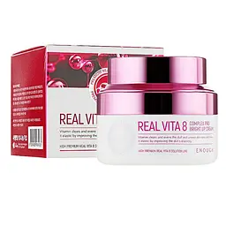 Крем для обличчя Вітаміни Real Vita 8 Complex Bright Up Cream Enough 50 мл - мініатюра 2