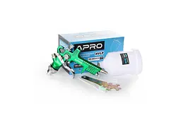 Пневматичний фарбопульт HVLP APRO 600 мл x 1.3 мм ВБ пластик 850034 - мініатюра 4