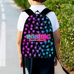 Рюкзак дитячий роблокс "Roblox" 34х27см, міський ранець для хлопчика з принтом (00373)