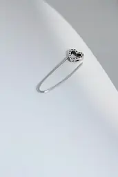 Серебряная булавка Сердце (9530) - миниатюра 8