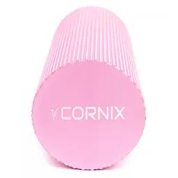 Масажний ролик Cornix EVA+ 60 x 15 см (валик, ролер) XR-0308 Pink - мініатюра 5