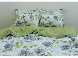 Комплект постільної білизни з компаньйоном (R-T9174) Євро TAG tekstil pbe0036683 - мініатюра 3