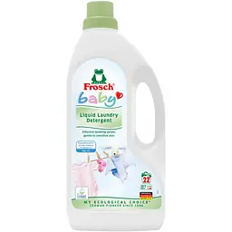 Гель для прання Frosch Baby для дитячої білизни 1.5 л (4009175924087/4009175940391) - мініатюра 2