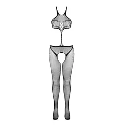 Відкритий бодістокінг Passion BS080 black - мініатюра 5