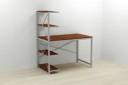 Комп'ютерний стіл Ferrum-decor Джек 75x140x70 Сірий ДСП Венге (FRD-105330) - мініатюра 3