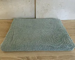 Простирадло махрове жакардове Parisa Home 150х200 щільність 400 г/м2 м'ята - мініатюра 3