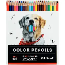 Кольорові олівці Kite Dogs 24 шт. (K22-055-1) - мініатюра 2