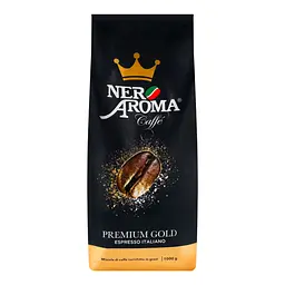 Кава в зернах Nero Aroma Premium Gold, 1 кг (881650) - мініатюра 3