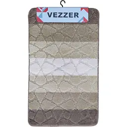 Набір килимків для ванної Vezzer Color line 60x100 та 60x50 см коричневий (VZC05245) - мініатюра 2