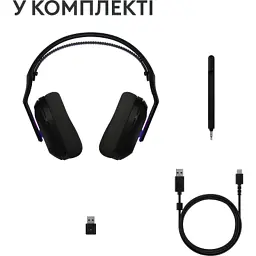 Навушники Logitech G522 Lightspeed Wireless Gaming Headset Black (981-001544) - мініатюра 3
