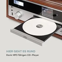 Стереосистема програвач вінілу Auna Birmingham HiFi (10034090) - мініатюра 10