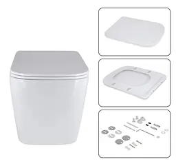 Набір Qtap Nest 4 в 1 підвісний унітаз Tern Ultra Quiet 525x345x360 + комплект інсталяції QT17332303AW47510 - мініатюра 7