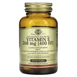 Вітамін Е Природного Походження Vitamin E 268мг(400 IU) - 50 софтгель