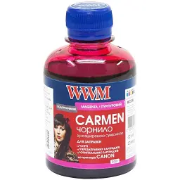 Чорнило WWM Universal Carmen для Сanon серій PIXMA iP/iX/MP/MX/MG Magenta 200г (CU/M)