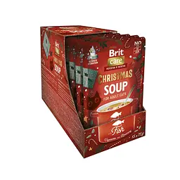 Корм вологий Brit Care Christmas Fish Soup для дорослих котів суп з рибою 75 г - мініатюра 2