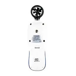 Цифровий крильчастий анемометр 0,3-30 м/с, -10-45 °C WINTACT WT82 - мініатюра 2