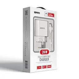 Мережевий зарядний пристрій ArmorStandart AR012 1хUSB 24W with Lightning cable White (ARM69894) - мініатюра 6