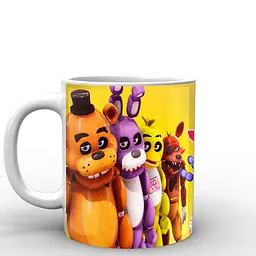 Кухоль GeekLand Five Nights At Freddys П'ять ночей з Фредді постер FN.02.059 330 мл білий - мініатюра 2