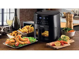 Мультипіч (аерофритюрниця) Ariete Friggitrice ad aria 4L Nero 4633/00 - мініатюра 11