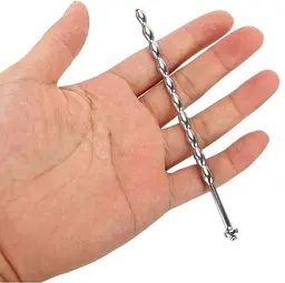 Уретральний стимулятор металевий Straight Rod 120x6 мм Сріблястий - мініатюра 2
