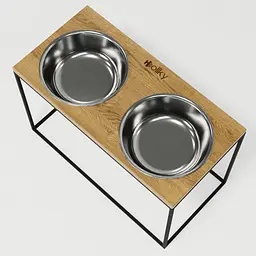 Hollky Base XXL40 — миски на підставці для дуже великих собак (2 × 2,8 л) - мініатюра 5