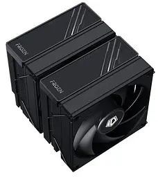 Кулер для процесора FROZN A620 Black, 2x120 мм, 6 теплових трубок, алюміній/мідь ID-Cooling teh0027864 - мініатюра 3
