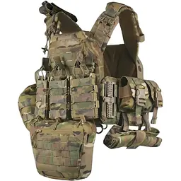 Плитоноска Kiborg GU gen.2 + 8 підсумків MultiCam (1000-k45004)