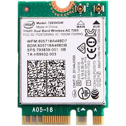 WiFi Модуль Mini PCI-e (M.2 2230) Intel 7265 Б/В