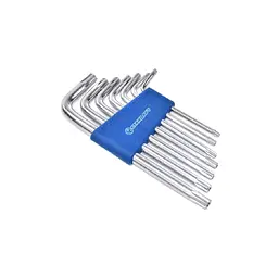 Набір Г-подібних ключів TORX Стандарт з отвором, 7 шт. (TKS0701)