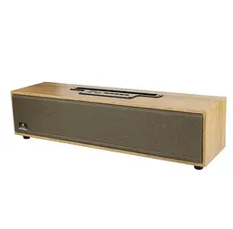 Портативная колонка ретро Kisonli G11 Bluetooth 1200mAh 10Вт Wooden - мініатюра 2