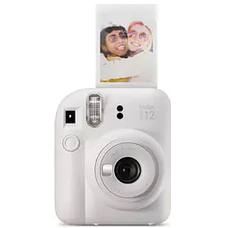 Подарунковий набір камера Fujifilm Instax Mini 12, Фотопапір 100 шт, Чохол, Фотоальбом на 64 фото Білий - мініатюра 3