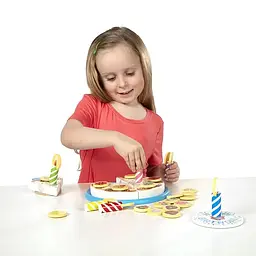 Дерев'яний ігровий набір Melissa&Doug День народження-торт (MD10511) - мініатюра 6