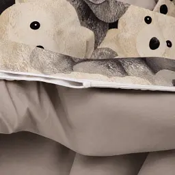 Комплект постільної білизни MirSon бязь Teddy Cloud 110 x 140 см (2200013685678) - мініатюра 5