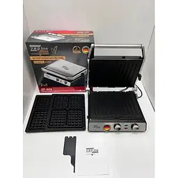 Контактний гриль-вафельниця 2в1 Zepline ZP-809 3500W - мініатюра 5
