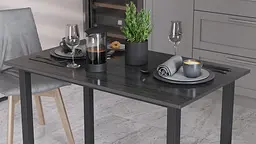 Стіл універсальний Knap Ferrum-decor 750x1000x600 Чорний метал ДСП Сосна Кембра 16 мм (FRD-106345) - мініатюра 3