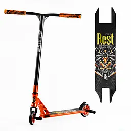 Самокат трюковий Best Scooter 60х85 см Оранжевий 000231660 - мініатюра 2