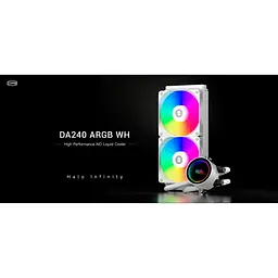 СВО PcCooler DA240 ARGB White (DA240-WHAWXX-GL) - мініатюра 8