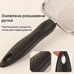 Совок-сито для котячого туалету з нержавіючої сталі 27x10x4,5 см (91510001) - мініатюра 6