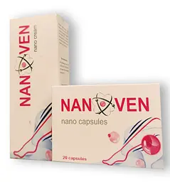 Комплекс від варикозу Nanoven Крем + Капсули