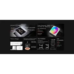 СВО PcCooler PсCOOLER DC360 PRO ARGB Display White (DC360Pro-WHAWXY-GL) - мініатюра 9