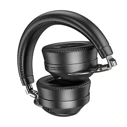 Навушники HOCO ESD17 Profit sound headset BT5.3 до 12 годин бездротові чорні - мініатюра 4