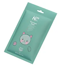 Тканинна маска для обличчя Minimi kids beauty Оливка 25 мл - мініатюра 2