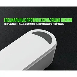 Віддалений рушій LDNIO SE4432 на 4 розетки 4 USB 2м Білий - мініатюра 8