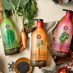 Зволожуючий гель для душу Happy Bath Seed origin clean carrot з маслом насіння моркви, 800 мл - мініатюра 2